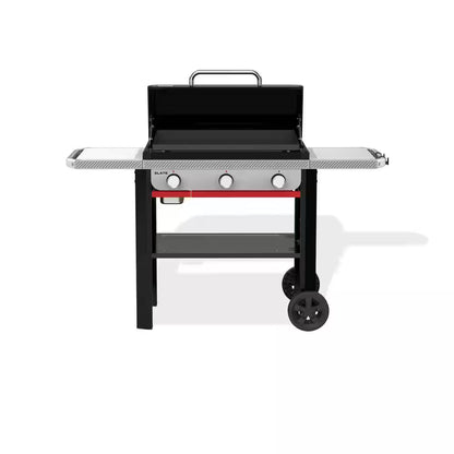 Slate Griddle 3-Burner Propane Gas 28 In. Rust-Resistant Flat Top Grill in Black
