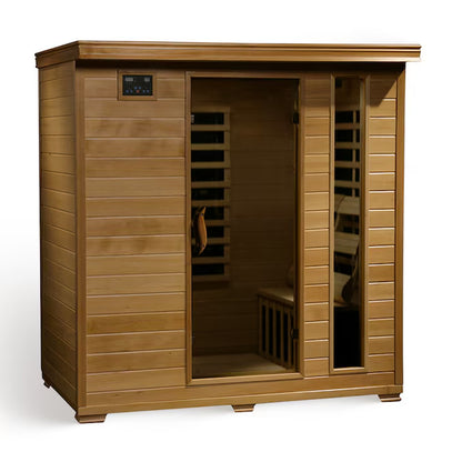 HEAT WAVE 75-In H X 46-In W X 72-In D Hemlock Wood Infrared Sauna