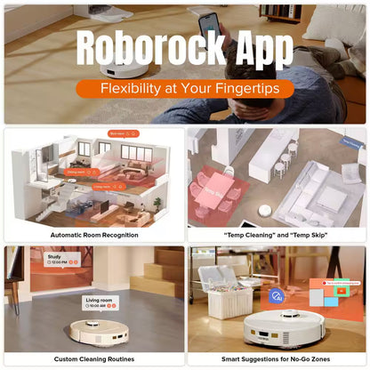 Qrevo Pro 13. 4In Robotic Vacuum, with Lidar Smart Navigation, Flexiarm Edge Mopping, Dynamic Hot Water Re-Wash in White
