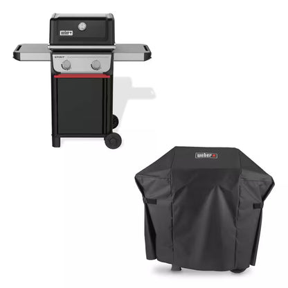 Spirit E-210 2-Burner Liquid Propane Gas Grill in Black