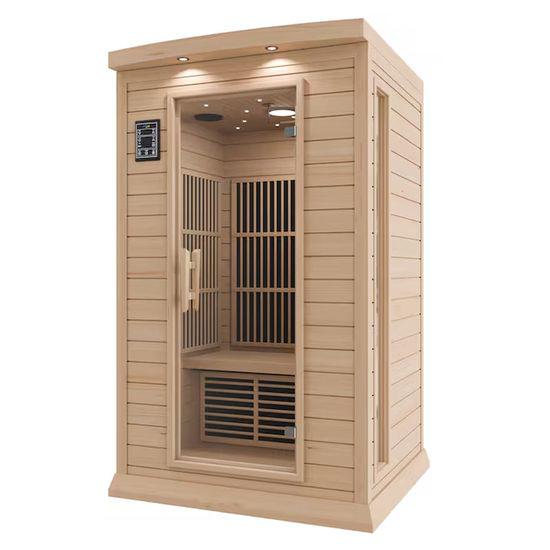 Steamspa 74.8-Inches H X 49.5-Inches W X 47-Inches D Wood Infrared Sauna