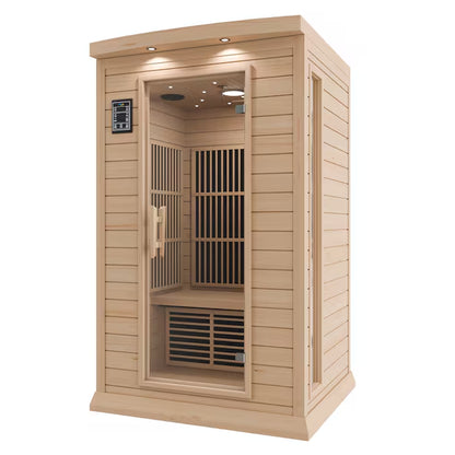 Steamspa 74.8-Inches H X 49.5-Inches W X 47-Inches D Wood Infrared Sauna