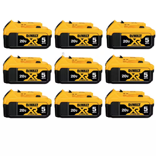 20V MAX XR Premium Lithium-Ion 5.0Ah Battery Pack (7-Pack)
