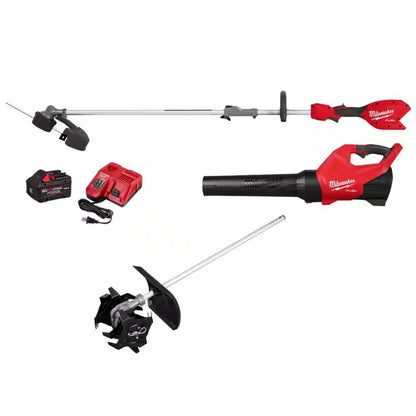 M18 FUEL 18V 16 In. Brushless Cordless QUIK-LOK String Trimmer/Blower 8.0 Ah FORGE Combo Kit W/ M18 FUEL 16 In. Chainsaw