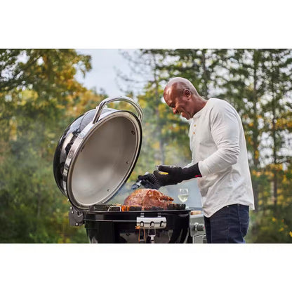 Summit Kamado S6 Charcoal Grill Center Grill in Black