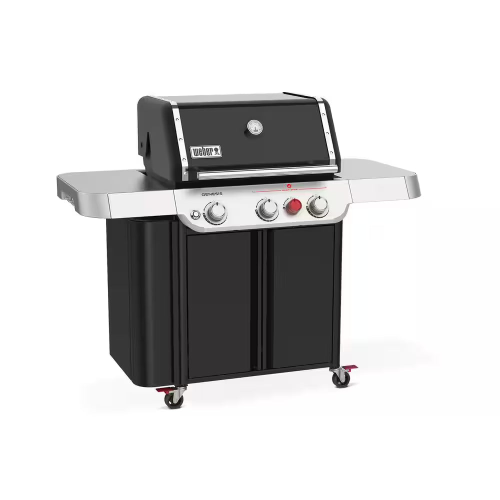 Genesis E-330 3-Burner Liquid Propane Gas Grill in Black
