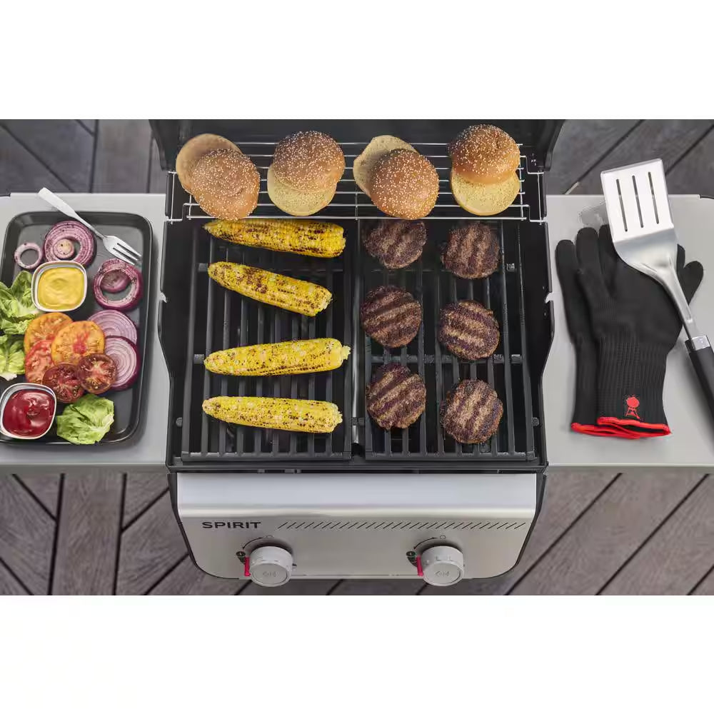 Spirit E-310 3-Burner Liquid Propane Gas Grill in Black