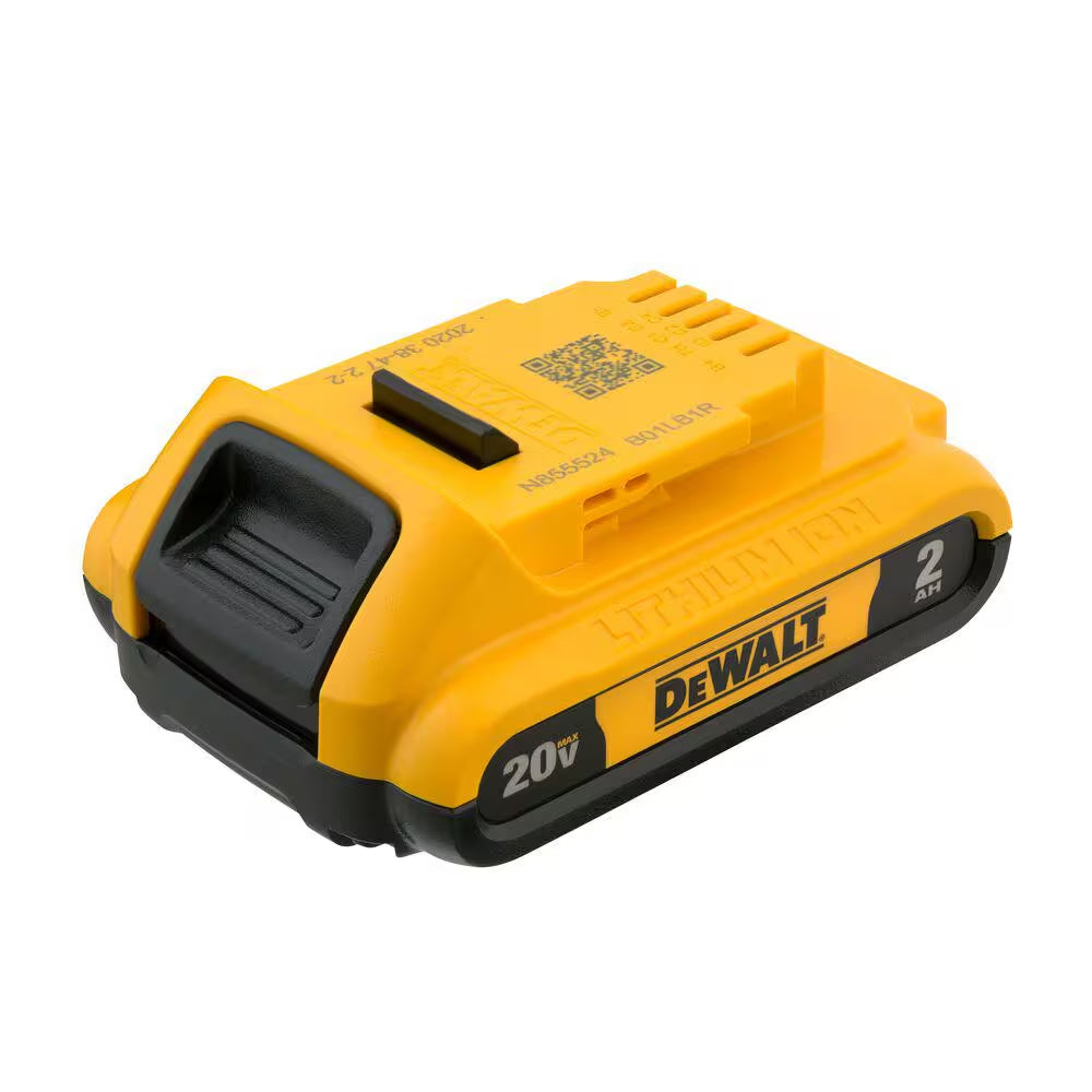 20V MAX XR Lithium-Ion Cordless 18-Gauge Brad Nailer with 20V MAX Compact Lithium-Ion 2.0Ah Battery Pack