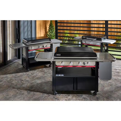 Slate Griddle 3-Burner Propane Gas 28 In. Rust-Resistant Flat Top Grill in Black