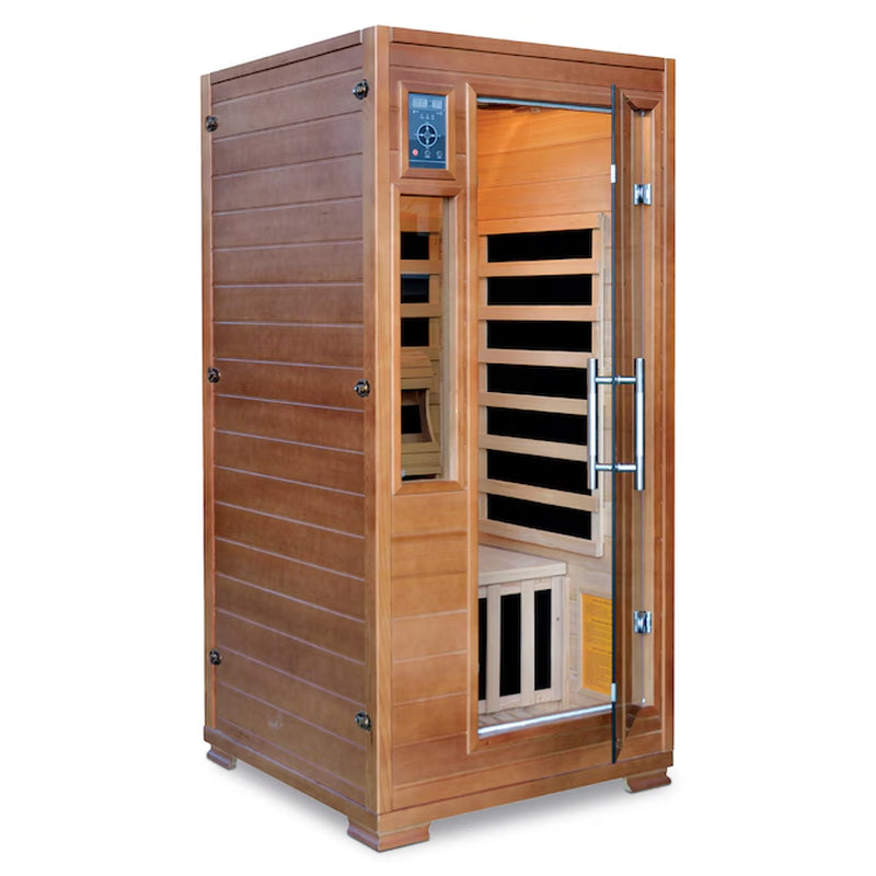 HEAT WAVE 75-In H X 39.25-In W X 47.25-In D Hemlock Wood Infrared Sauna