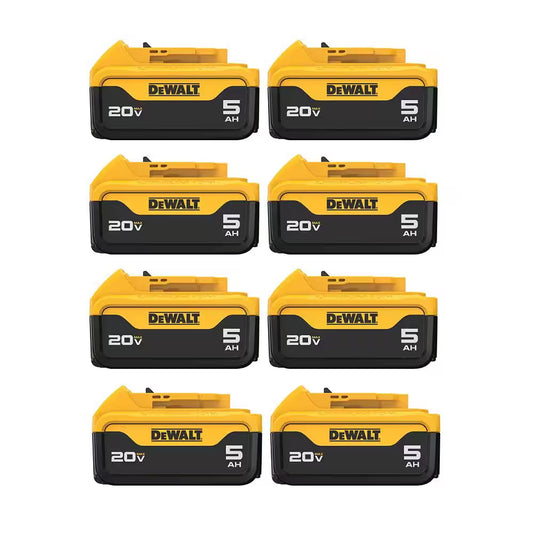 20V MAX XR Premium Lithium-Ion 5.0Ah Battery Pack (7-Pack)