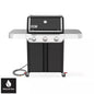 Genesis E-315 3-Burner Natural Gas Grill in Black
