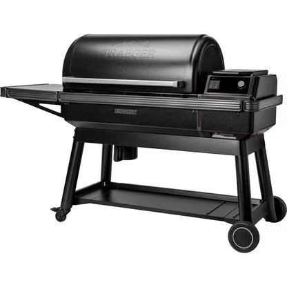 Ironwood XL Wi-Fi Pellet Grill and Smoker in Black with Cover
