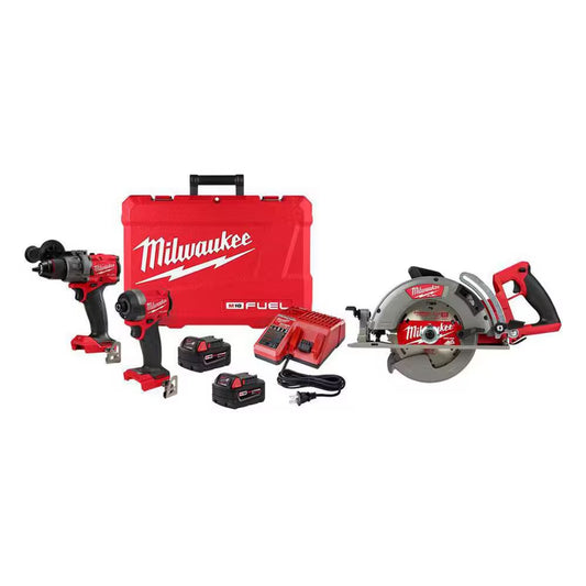 M18 FUEL 18-V Lithium-Ion Brushless Cordless Hammer Drill and Impact Driver Combo Kit (2-Tool) with Multi-Tool