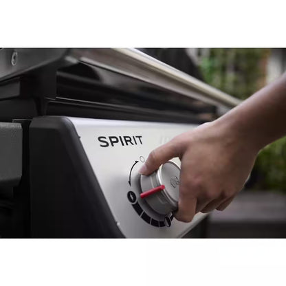 Spirit E-210 2-Burner Liquid Propane Gas Grill in Black