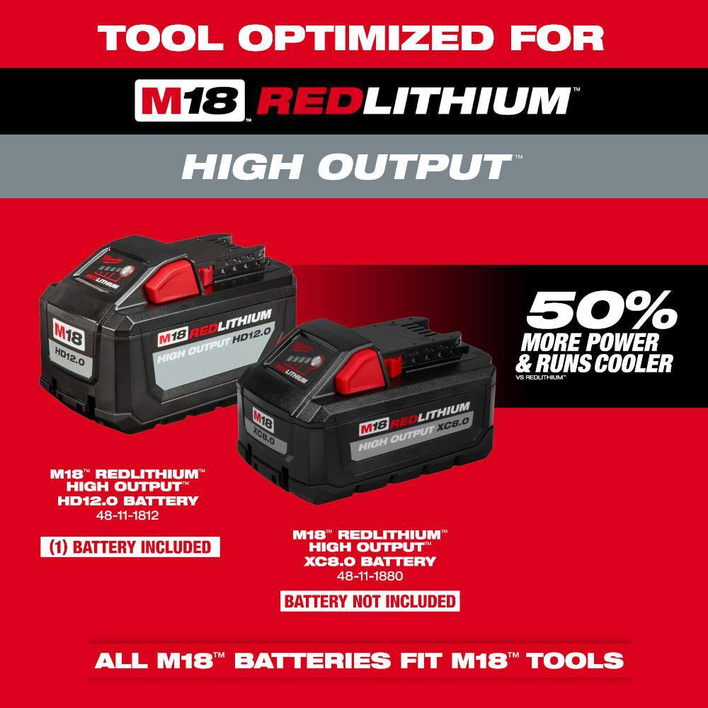 M18 FUEL 16 In. 18V Lithium-Ion Battery Brushless Cordless Chainsaw Kit W/12.0Ah Battery & M18 FUEL HATCHET (2-Tool)