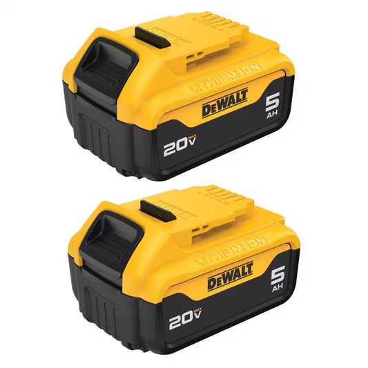 20V MAX XR Premium Lithium-Ion 5.0Ah Battery Pack (7-Pack)