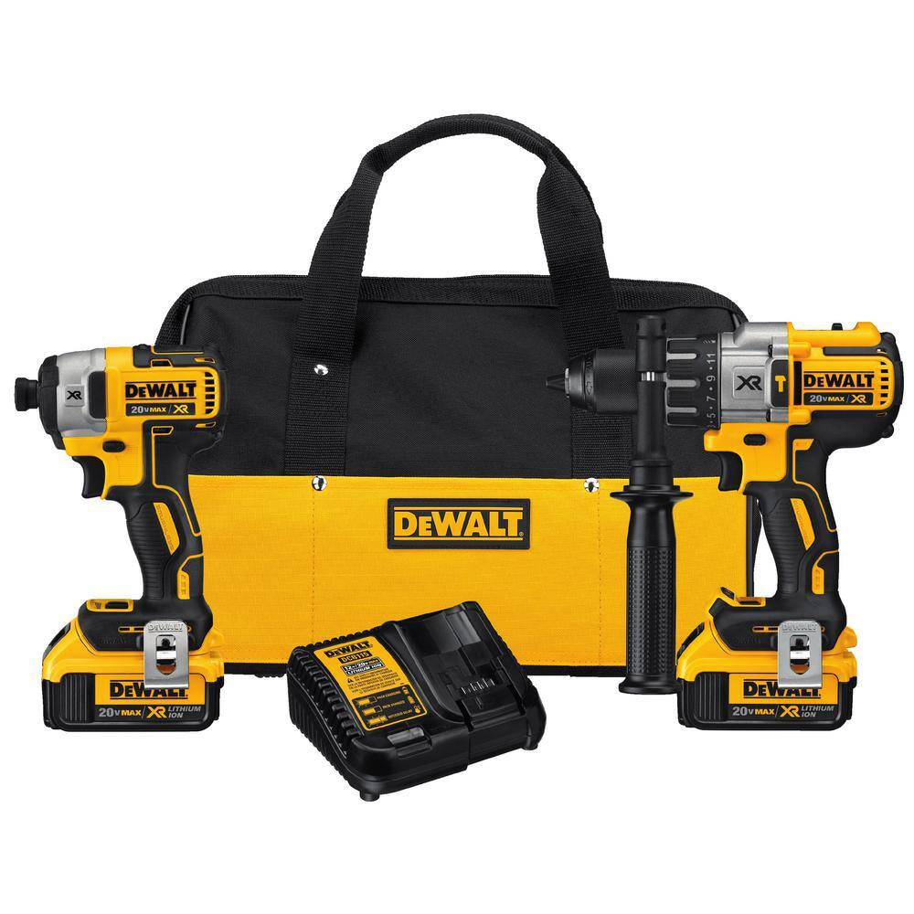 20V MAX XR Lithium-Ion Cordless Brushless 2 Tool Combo Kit, 20V Reciprocating Saw, (2) 20V 4.0Ah Batteries, and Charger
