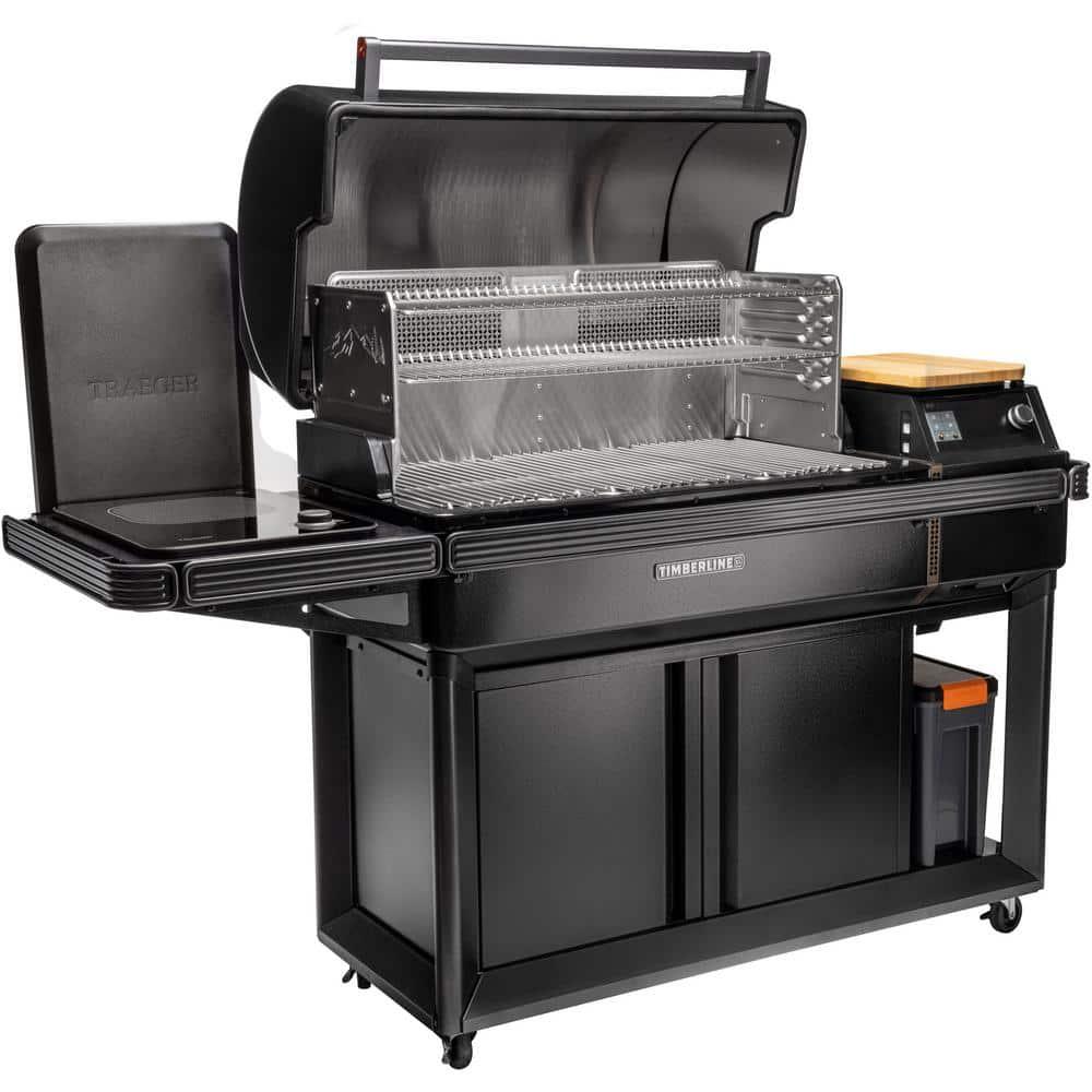 Timberline XL Wi-Fi Wood Pellet Grill in Black with Cover