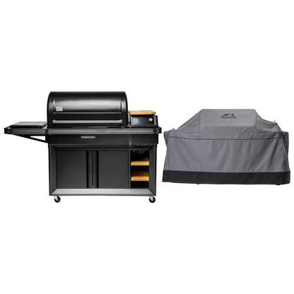 Timberline XL Wi-Fi Wood Pellet Grill in Black with Cover