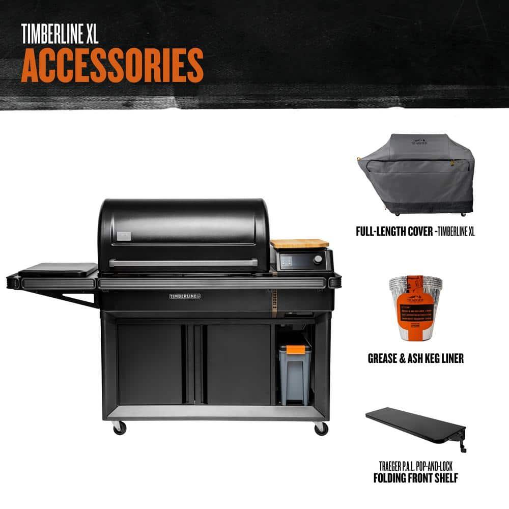 Timberline XL Wi-Fi Wood Pellet Grill in Black with Cover
