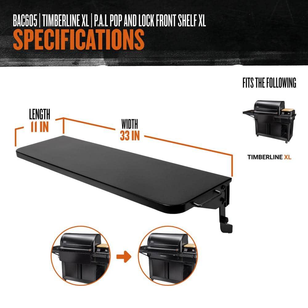 Timberline XL Wi-Fi Wood Pellet Grill in Black with Cover